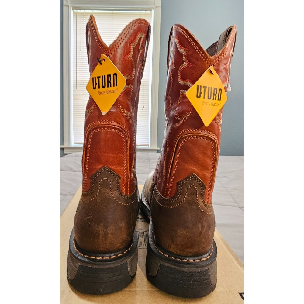 Ariat® (Men's 10 D) WorkHog™ ATS® Max Square-Toe Work Boot in Dark Earth - $220 - Picture 6 of 12